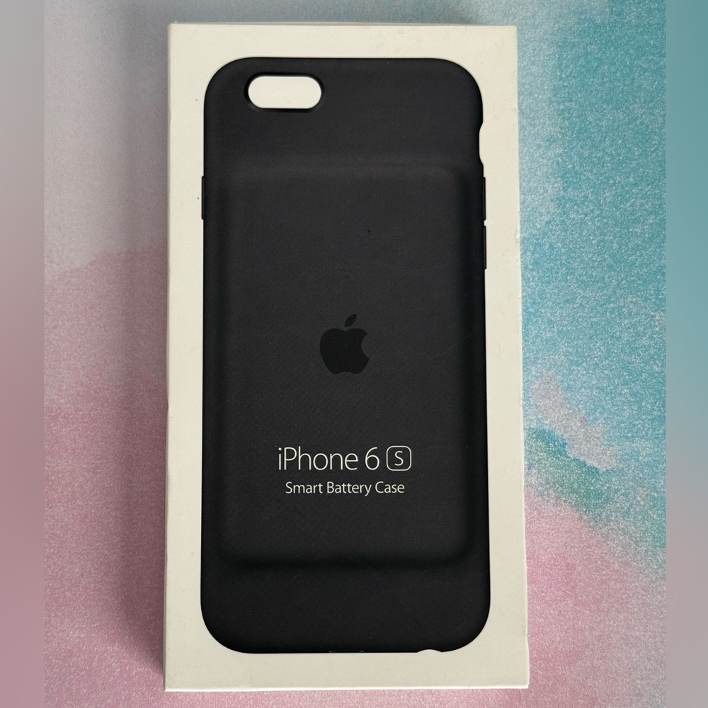 Apple iPhone 6/6s Charcoal Smart Battery Case, Open box, all papers, never used